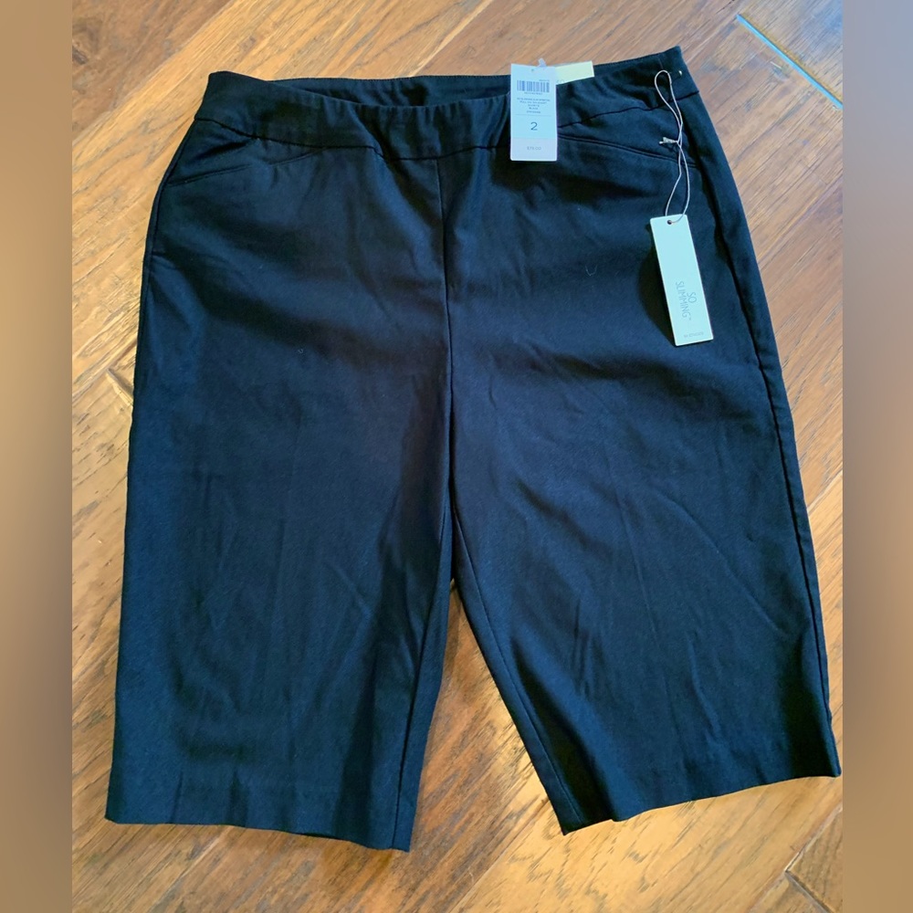 NWT. Brand New. Chicos “So Slimming” Bermuda shorts. Size 2
